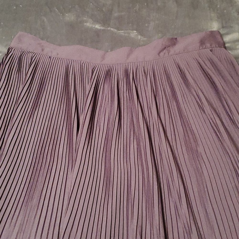 Old Navy Grey Maxi Pleated Skirt XL